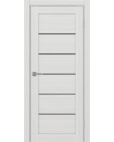 Парма_401АПП.1 молдинг алюм.чёрн. ЭКО-шпон Ясень серебристый