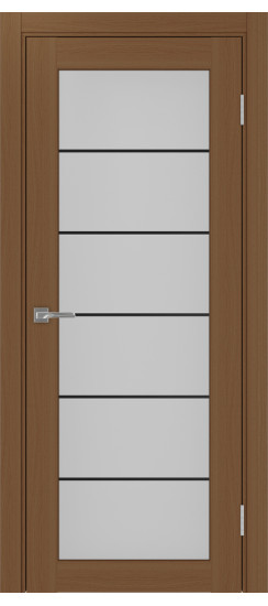 Парма_401АСС.2 молдинг алюм.чёрн.30  Орех NL (заполнение: Мателюкс)