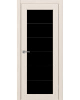 Парма_401АСС.2 молдинг алюм.чёрн. ЭКО-шпон Ясень перламутровый