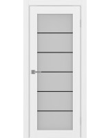 Парма_401АСС.2 молдинг алюм.чёрн. ЭКО-шпон Белый лёд