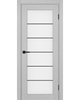 Парма_401АСС.2 молдинг алюм.чёрн. ЭКО-шпон Дуб серый FL