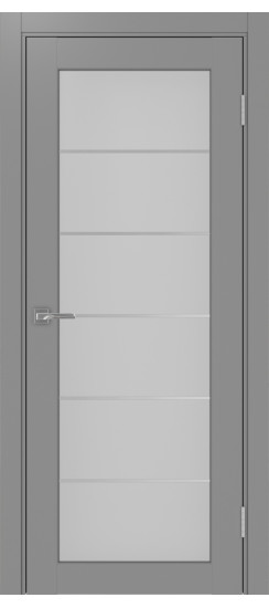 Парма_401АСС.2 молдинг алюм.хром.30  Серый (заполнение: Мателюкс)