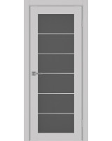 Парма_401АСС.2 молдинг алюм.хром ЭКО-шпон Пепельный