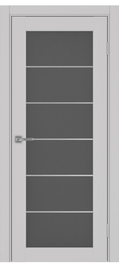 Парма_401АСС.2 молдинг алюм.хром.30  Пепельный (заполнение: Графит матовое)