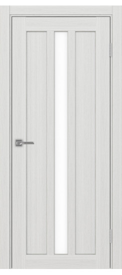 Парма_413.121.60  Ясень серебристый (стекло: LACбелый)