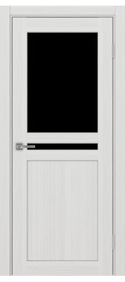 Парма_420.221.30  Ясень серебристый (стекло: LACчерный)