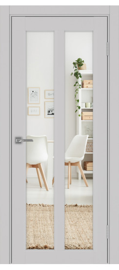 Парма_421.22.60  Пепельный (стекло: Зеркало/Зеркало)