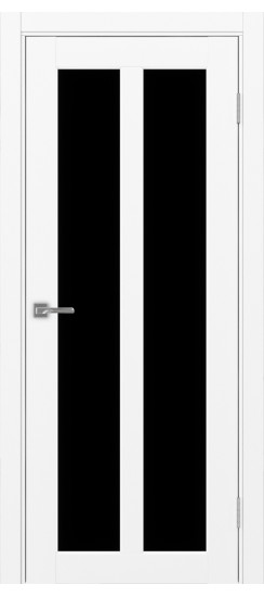 Парма_421.22.60  Белый снежный (стекло: LACчерный)