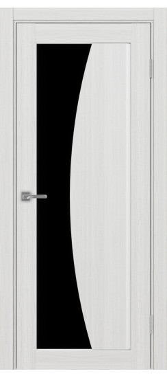 Сицилия_721.21.60  Ясень серебристый (стекло: LACчерный)