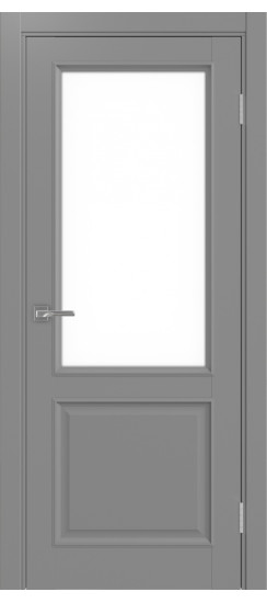 Тоскана_602.21 багет.35  Серый (стекло: LACбелый)