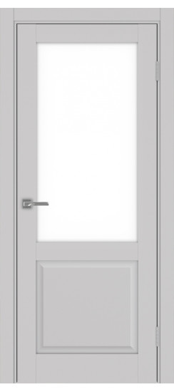 Тоскана_602.21.35  Пепельный (стекло: LACбелый)