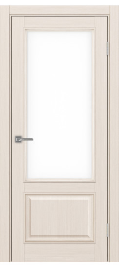 Тоскана_640.21 багет.35  Ясень перламутровый (стекло: LACбелый)