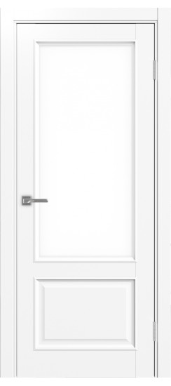 Тоскана_640.21 багет.35  Белый снежный (стекло: LACбелый)