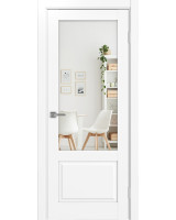 Тоскана_640.21 ЭКО-шпон Белый снежный