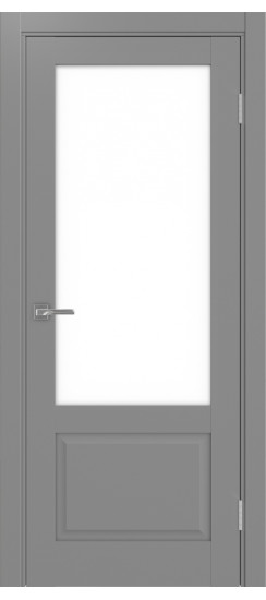 Тоскана_640.21.35  Серый (стекло: LACбелый)