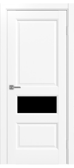 Тоскана_Neo_631.121.40  Белый снежный (стекло: LACчерный)