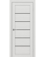 Турин_501AПП.1 молдинг алюм.чёрн. ЭКО-шпон Ясень серебристый