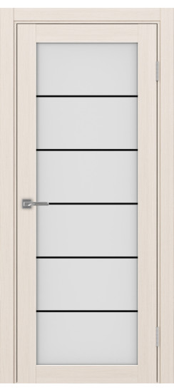 Турин_501АСС.2 молдинг алюм.чёрн.30  Ясень перламутровый (заполнение: Мателюкс)