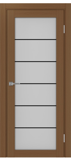 Турин_501АСС.2 молдинг алюм.чёрн.30  Орех NL (заполнение: Мателюкс)