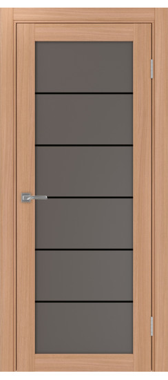 Турин_501АСС.2 молдинг алюм.чёрн.30  Ясень тёмный (заполнение: Бронза матовое)