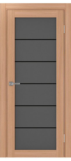 Турин_501АСС.2 молдинг алюм.чёрн.30  Ясень тёмный (заполнение: Графит матовое)