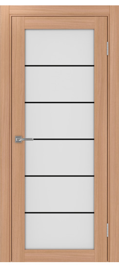 Турин_501АСС.2 молдинг алюм.чёрн.30  Ясень тёмный (заполнение: Мателюкс)