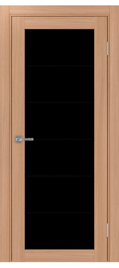 Турин_501АСС.2 молдинг алюм.чёрн.30  Ясень тёмный (стекло: LACчерный)