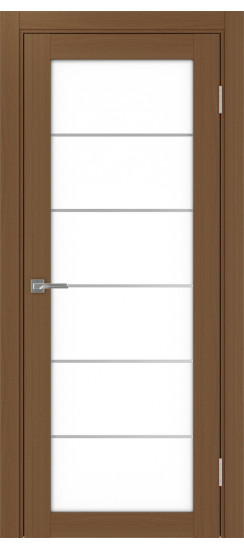 Турин_501АСС.2 молдинг алюм.хром.30  Орех NL (стекло: LACбелый)