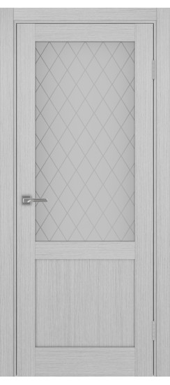 Турин_502.21.30  Дуб серый FL (заполнение: Кристалл б.цв)