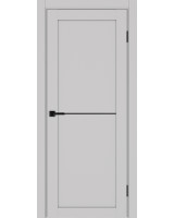 Турин_502АПП.11 молдинг алюм.чёрн. ЭКО-шпон Пепельный