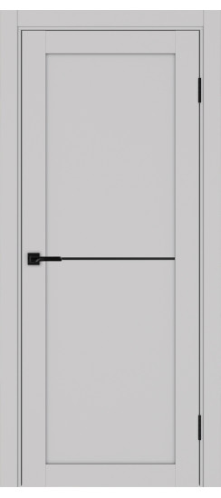 Турин_502АПП.11 молдинг алюм.чёрн.35  Пепельный