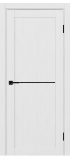 Турин_502АПП.11 молдинг алюм.чёрн.35  Белый лёд