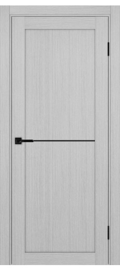 Турин_502АПП.11 молдинг алюм.чёрн.35  Дуб серый FL