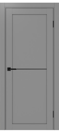 Турин_502АПП.11 молдинг алюм.чёрн.35  Серый