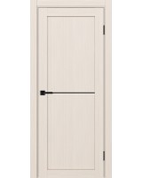 Турин_502АПП.11 молдинг алюм.чёрн. ЭКО-шпон Ясень перламутровый