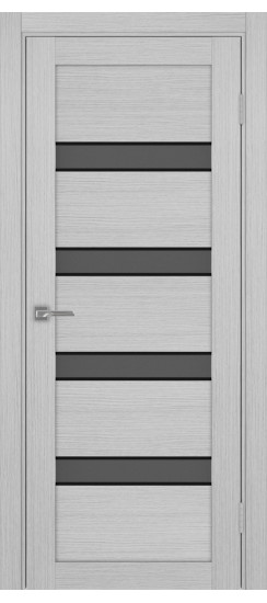 Турин_505AПC.12 молдинг алюм.чёрн.30  Дуб серый FL (заполнение: Графит матовое)