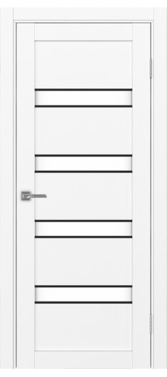 Турин_505AПC.12 молдинг алюм.чёрн.30  Белый снежный (стекло: LACбелый)