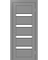 Турин_505AПC.12 молдинг алюм.чёрн. ЭКО-шпон Серый