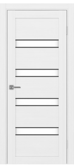 Турин_505AПC.12 молдинг алюм.чёрн.30  Белый лёд (стекло: LACбелый)