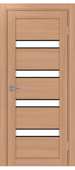 Турин_505AПC.12 молдинг алюм.чёрн.30  Ясень тёмный (стекло: LACбелый)