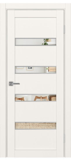 Турин_505AПC.12 молдинг алюм.хром.30  Бежевый (стекло: Зеркало)