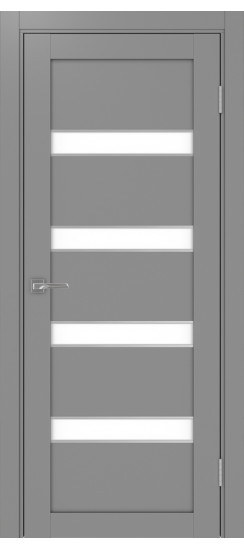 Турин_505AПC.12 молдинг алюм.хром.30  Серый (стекло: LACбелый)