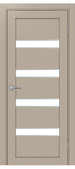 Турин_505AПC.12 молдинг алюм.хром.30  Мокко (стекло: LACбелый)