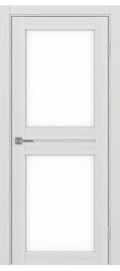 Турин_520.212.30  Ясень серебристый (стекло: LACбелый)