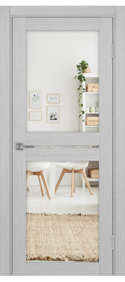 Турин_520.222.30  Дуб серый FL (стекло: Зеркало/Зеркало)