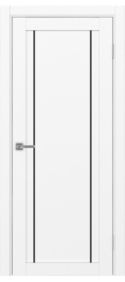 Турин_522AПП.111 молдинг алюм.чёрн.60  Белый снежный