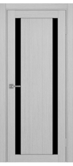 Турин_522AПП.212 молдинг алюм.чёрн.60  Дуб серый FL (стекло: LACчерный)