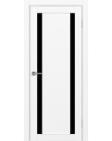 Турин_522AПП.212 молдинг алюм.чёрн. ЭКО-шпон Белый снежный