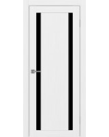 Турин_522AПП.212 молдинг алюм.чёрн. ЭКО-шпон Белый лёд