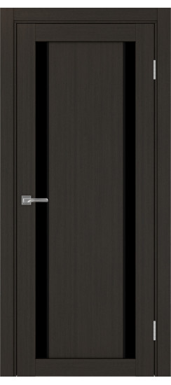 Турин_522AПП.212 молдинг алюм.чёрн.60  Венге FL (стекло: LACчерный)